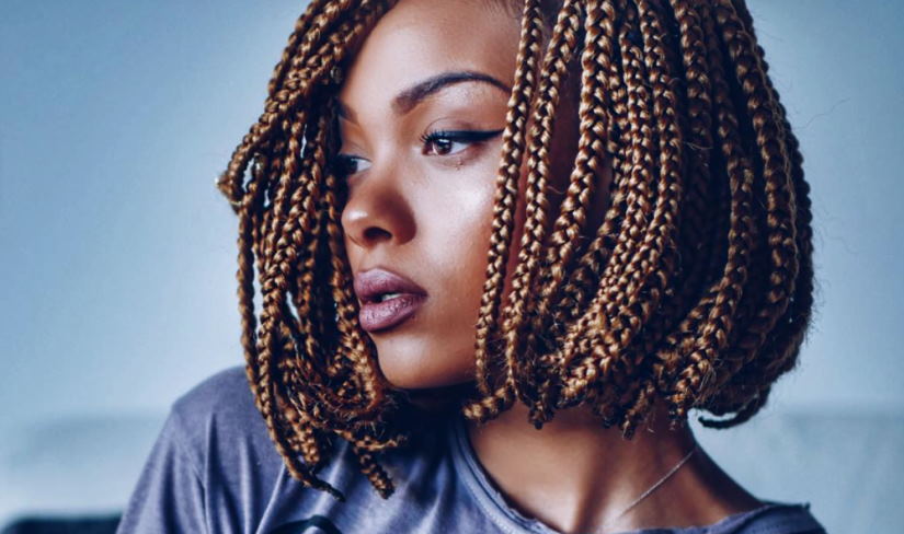 youthful braided bob